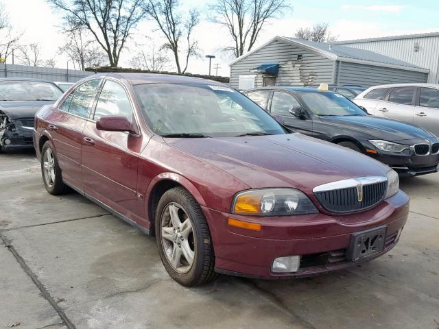 1LNHM87A7YY804048 - 2000 LINCOLN LS RED photo 1