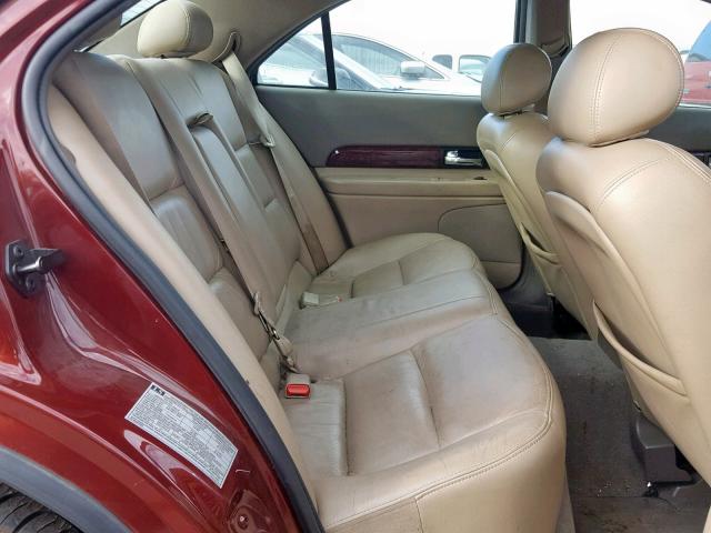 1LNHM87A7YY804048 - 2000 LINCOLN LS RED photo 6