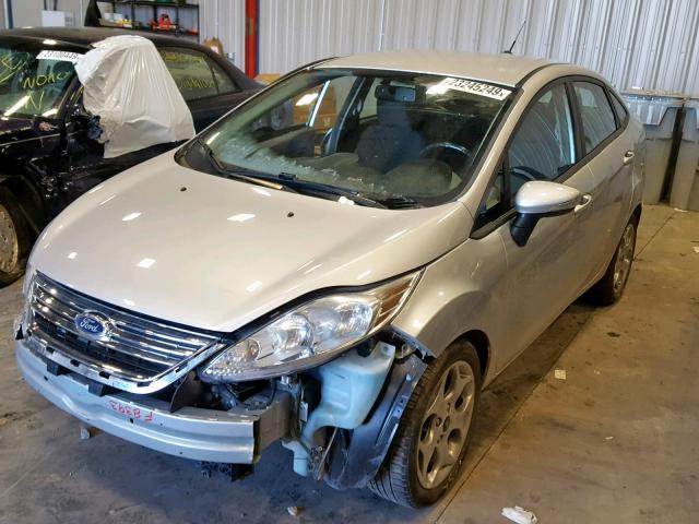 3FADP4CJ9BM205122 - 2011 FORD FIESTA SEL SILVER photo 2