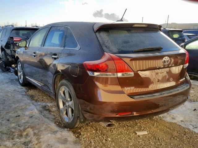 4T3BK3BB4FU114543 - 2015 TOYOTA VENZA LE BROWN photo 3