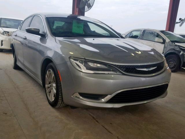 1C3CCCAB2GN182081 - 2016 CHRYSLER 200 LIMITE SILVER photo 1