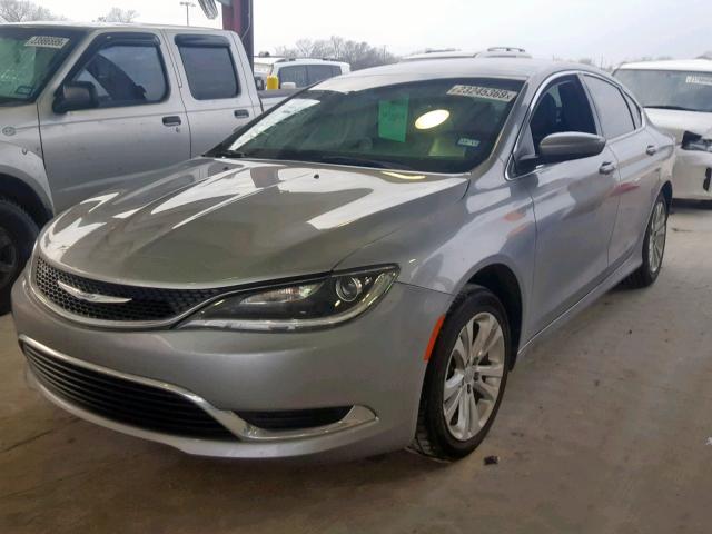 1C3CCCAB2GN182081 - 2016 CHRYSLER 200 LIMITE SILVER photo 2