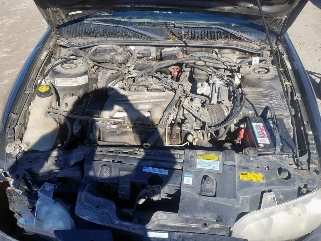 1G2NE12M4WC734617 - 1998 PONTIAC GRAND AM S შავი ფოტო 7