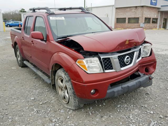 1N6AD07U78C440161 - 2008 NISSAN FRONTIER C RED photo 1