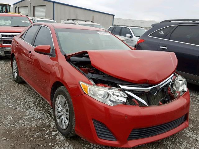 4T1BF1FK1CU563685 - 2012 TOYOTA CAMRY BASE RED photo 1