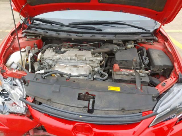 JTKJF5C7XF3091755 - 2015 TOYOTA SCION TC RED photo 7