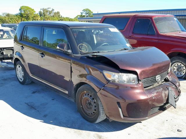 JTLKE50EX81030054 - 2008 TOYOTA SCION XB Марун фото 1