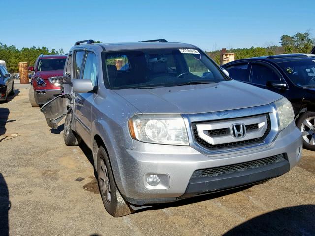 5FNYF3H95BB011845 - 2011 HONDA PILOT TOUR SILVER photo 1