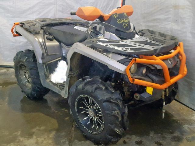 3JBLKXJ16EJ000469 - 2014 CAN-AM OUTLANDER SILVER photo 2