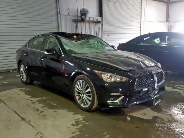 JN1EV7AR7JM441151 - 2018 INFINITI Q50 LUXE BLACK photo 1