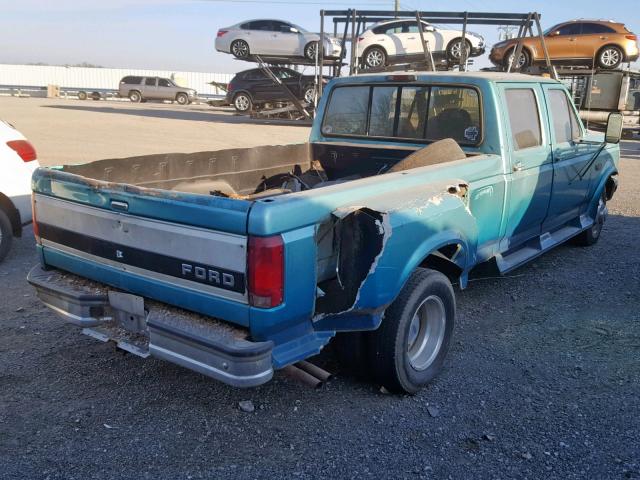 1FTJW35GXTEA95622 - 1996 FORD F350 TEAL photo 4