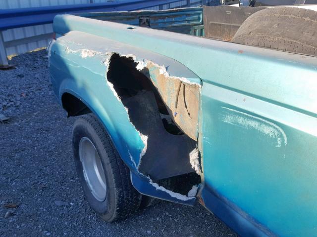 1FTJW35GXTEA95622 - 1996 FORD F350 TEAL photo 9