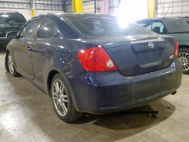 JTKDE177260110948 - 2006 TOYOTA SCION TC 蓝色 照片 3