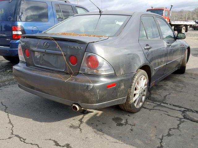 JTHBD192130076935 - 2003 LEXUS IS 300 GRAY photo 4