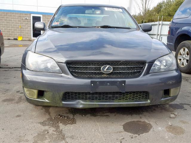 JTHBD192130076935 - 2003 LEXUS IS 300 GRAY photo 9