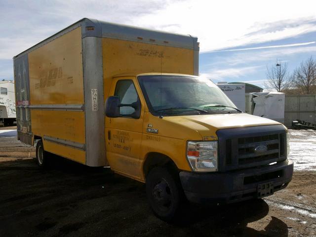 1FDWE3FLXADA27775 - 2010 FORD E350 YELLOW photo 1