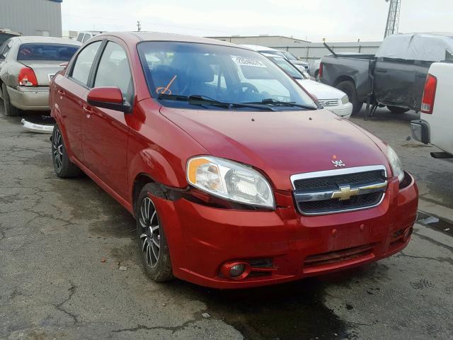 KL1TG5DEXBB119295 - 2011 CHEVROLET AVEO LT RED photo 1