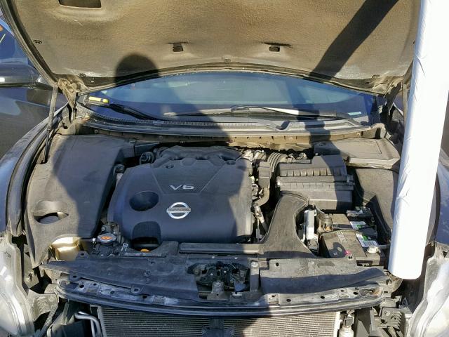 1N4AA51E29C818923 - 2009 NISSAN MAXIMA S BLACK photo 7