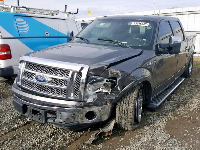 1FTFW1C61BFB58068 - 2011 FORD F150 SUPER GRAY photo 2