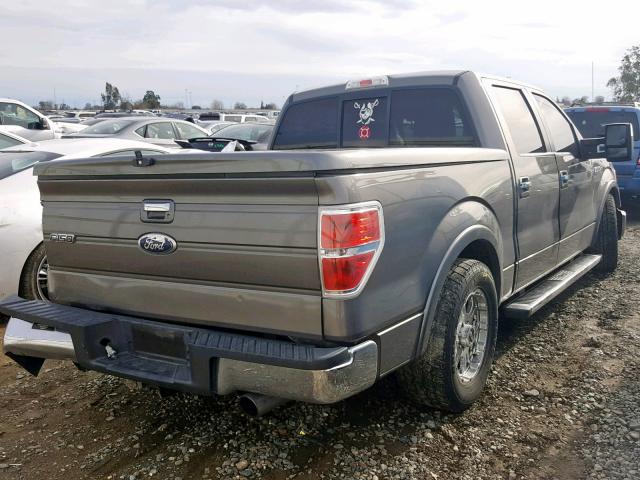 1FTFW1C61BFB58068 - 2011 FORD F150 SUPER GRAY photo 4