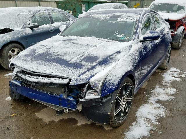 1G6AG5RX6D0158848 - 2013 CADILLAC ATS BLUE photo 2