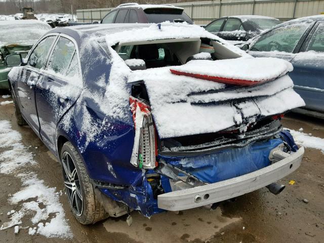 1G6AG5RX6D0158848 - 2013 CADILLAC ATS BLUE photo 3