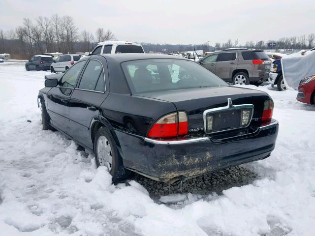 1LNHM86S94Y662709 - 2004 LINCOLN LS BLACK photo 3
