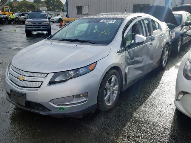 1G1RH6E45CU123782 - 2012 CHEVROLET VOLT SILVER photo 2