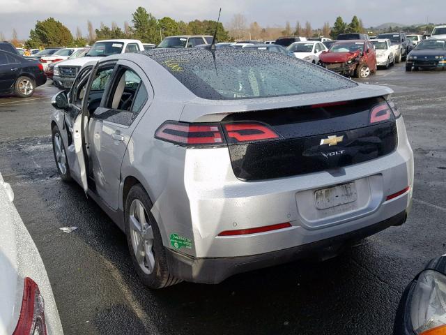 1G1RH6E45CU123782 - 2012 CHEVROLET VOLT SILVER photo 3