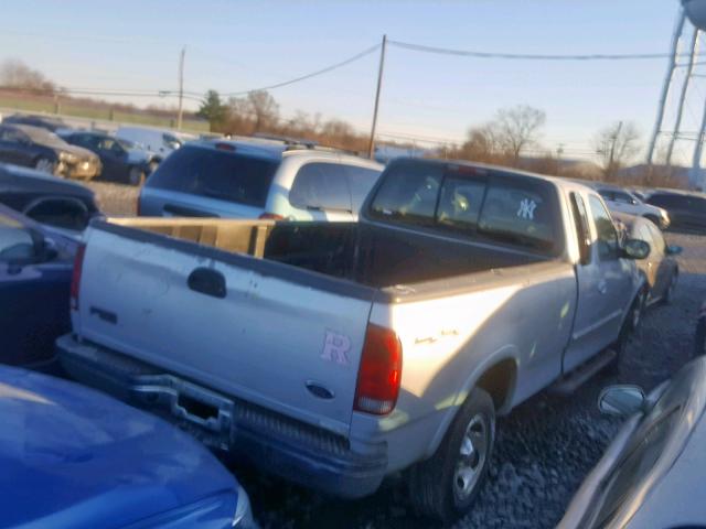 1FTRX18L51NB10926 - 2001 FORD F150 SILVER photo 4