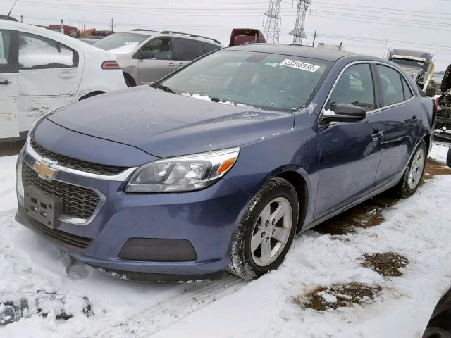 1G11B5SL9EF247324 - 2014 CHEVROLET MALIBU LS BLUE photo 2