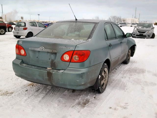 2T1BR32E95C899091 - 2005 TOYOTA COROLLA CE GREEN photo 4