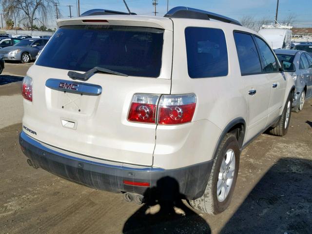 1GKER137X8J190409 - 2008 GMC ACADIA SLE WHITE photo 4