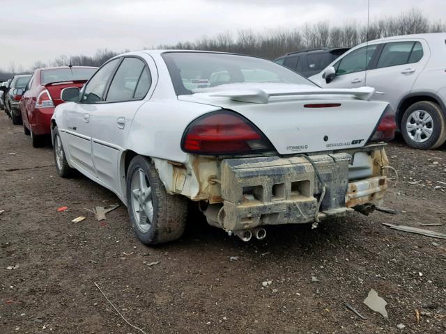 1G2NV52E1YM830508 - 2000 PONTIAC GRAND AM G WHITE photo 3