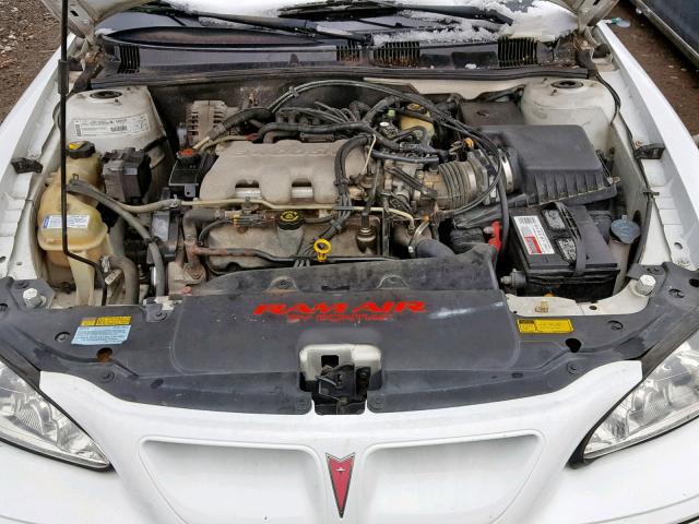 1G2NV52E1YM830508 - 2000 PONTIAC GRAND AM G WHITE photo 7