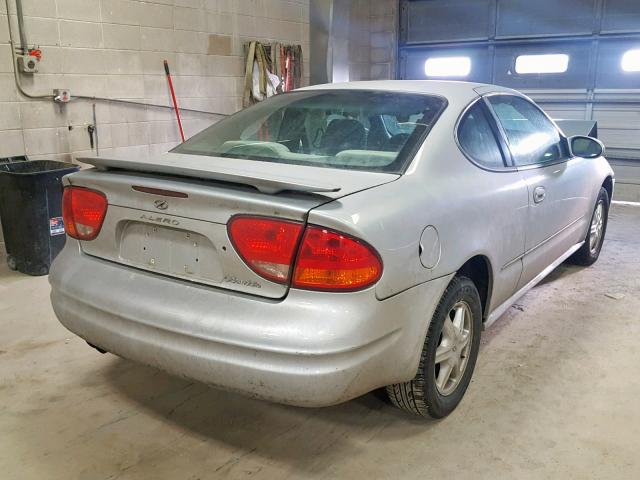 1G3NL12F82C153232 - 2002 OLDSMOBILE ALERO GL SILVER photo 4