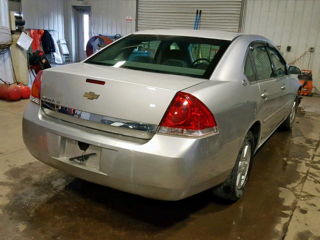 2G1WT58N079295592 - 2007 CHEVROLET IMPALA LT GRAY photo 4