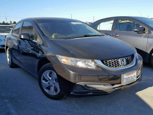 19XFB2F58DE253034 - 2013 HONDA CIVIC LX 黑色 照片 1