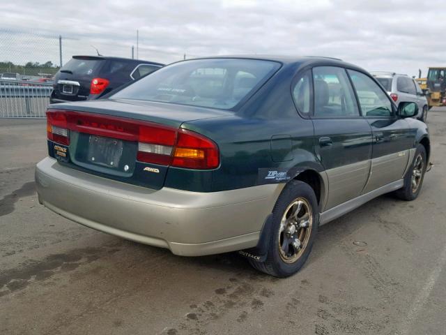 4S3BE6867Y7215027 - 2000 SUBARU LEGACY OUT GREEN photo 4