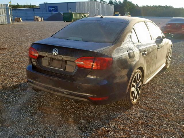 3VW4A7AJ4CM411592 - 2012 VOLKSWAGEN JETTA GLI BLACK photo 4