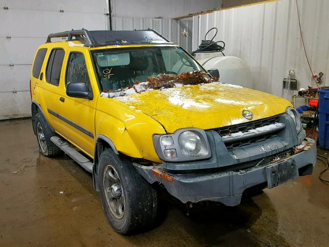 5N1MD28Y04C633271 - 2004 NISSAN XTERRA SE YELLOW photo 1