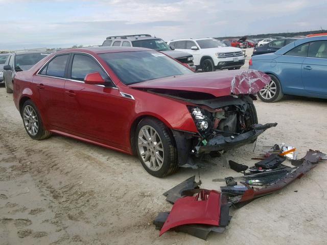 1G6DP5E3XD0162191 - 2013 CADILLAC CTS PREMIU MAROON photo 1