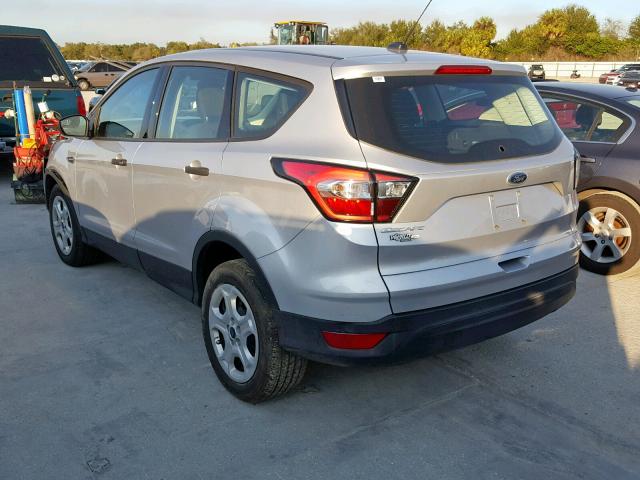 1FMCU0F7XJUA79365 - 2018 FORD ESCAPE S SILVER photo 3