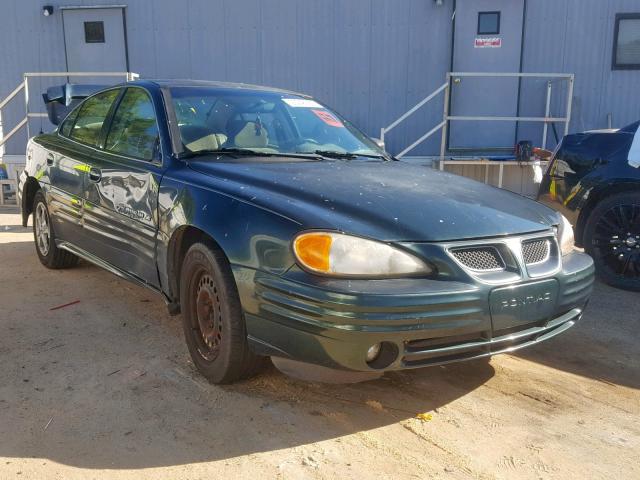 1G2NE52T91M636376 - 2001 PONTIAC GRAND AM S GREEN photo 1