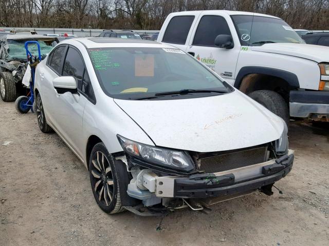 19XFB2F9XEE070951 - 2014 HONDA CIVIC EXL 白色 照片 1