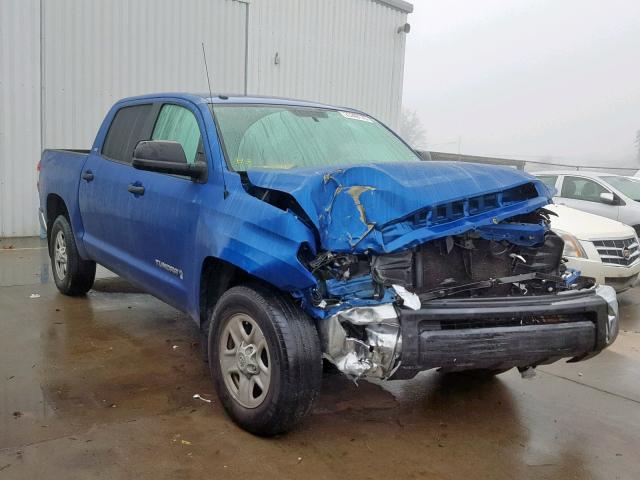 5TFEM5F18GX096663 - 2016 TOYOTA TUNDRA CRE 蓝色 照片 1