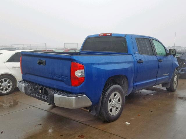 5TFEM5F18GX096663 - 2016 TOYOTA TUNDRA CRE 蓝色 照片 4