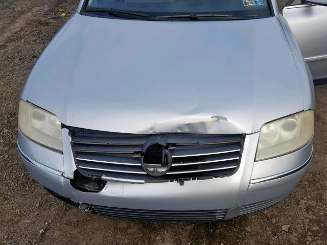 WVWMD63B43E062806 - 2003 VOLKSWAGEN PASSAT GL SILVER photo 7