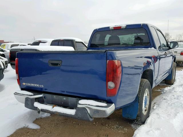 1GCCS198058132139 - 2005 CHEVROLET COLORADO BLUE photo 4