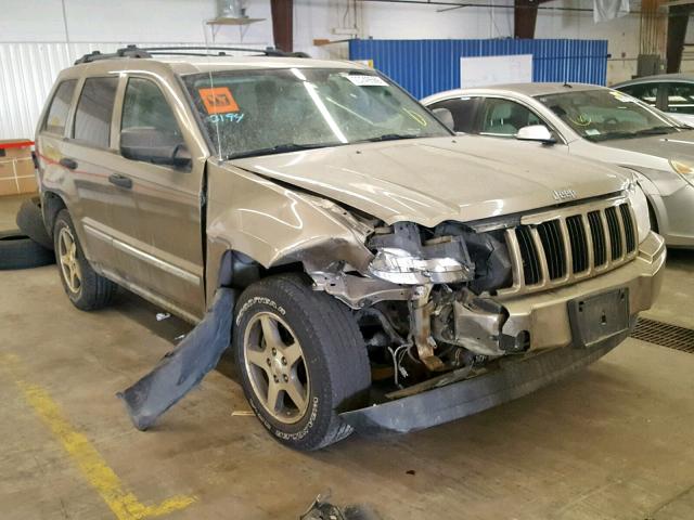 1J4HR48N85C697658 - 2005 JEEP GRAND CHER TAN photo 1